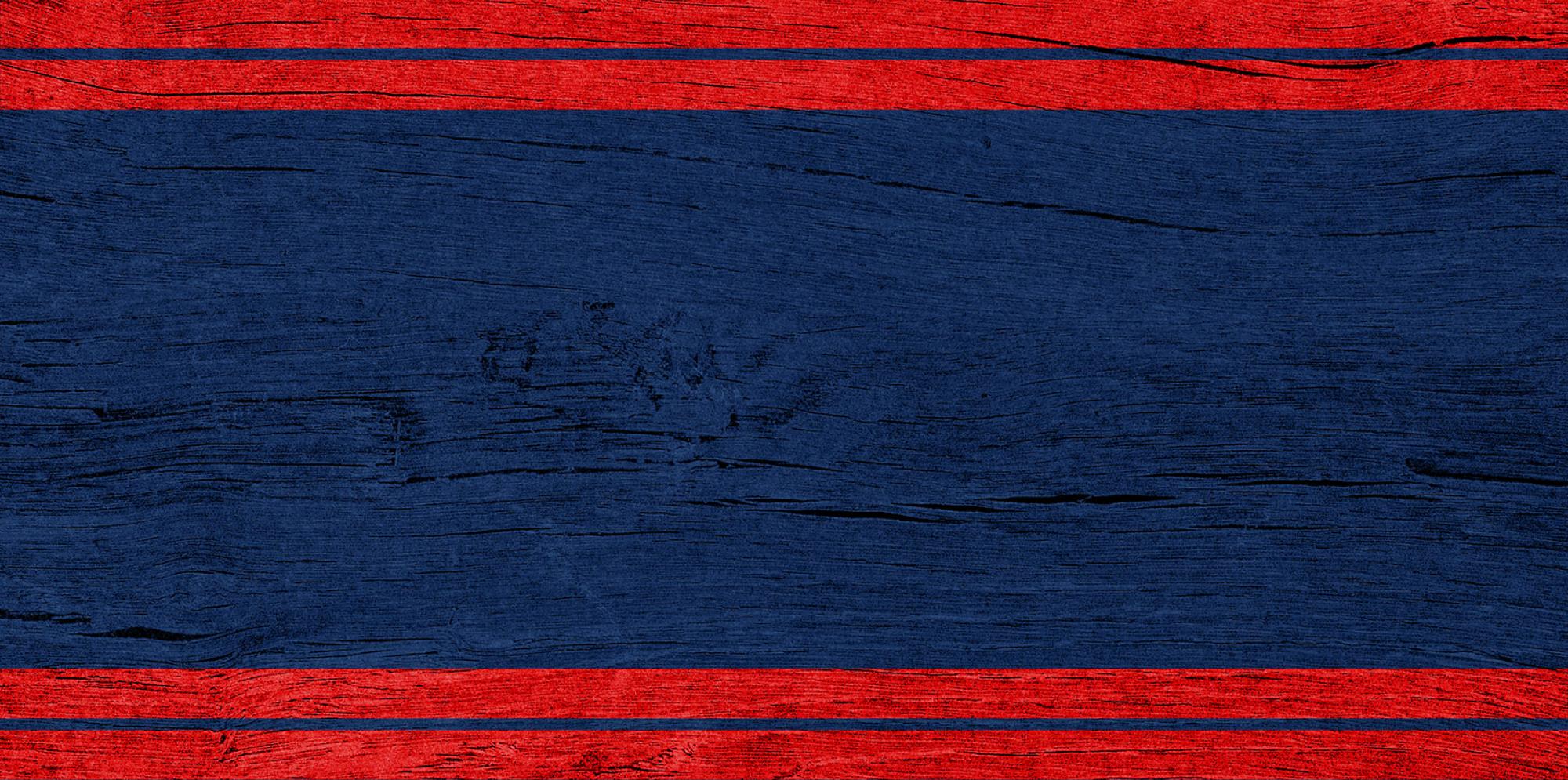 red white and blue tabletop